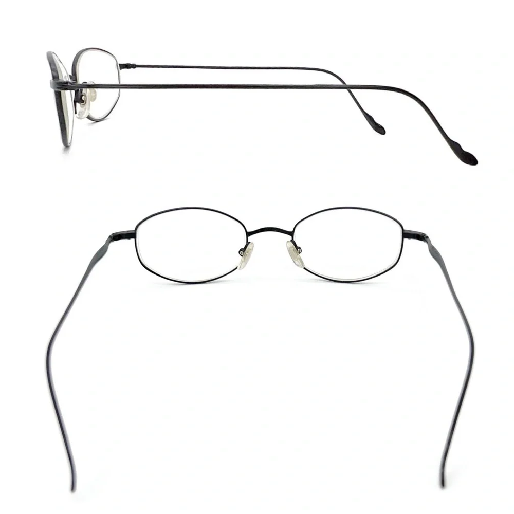 Calvin Klein Vintage Titanium Frames Prescription Ready Eyeglasses Graphite 90s